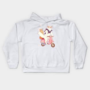 Dim Sum Delivery Cat Manga Anime Cute Cartoon Kitty Kids Hoodie